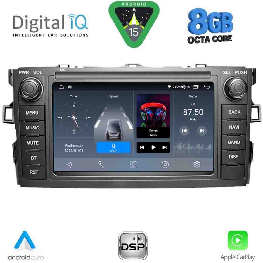 DIGITAL IQ BLM 728_CPA (7" DECK) MULTIMEDIA OEM for TOYOTA AURIS mod. 2007-2012