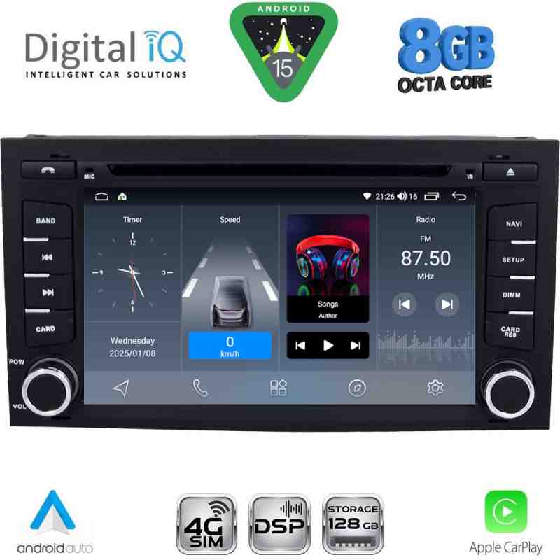 DIGITAL IQ BLM 747_CPA (7" DECK) MULTIMEDIA OEM for SEAT LEON mod. 2012-2021 – IBIZA mod. 2015-2017