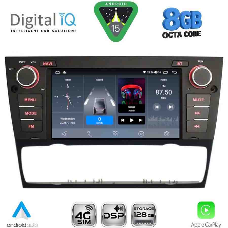 DIGITAL IQ BLM 795_CPA (7" DECK) MULTIMEDIA OEM for BMW S.3 (E90-91-92-93) mod. 2005-2012