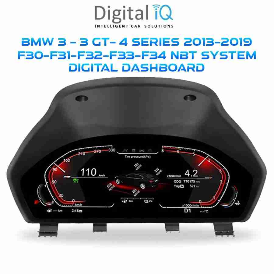 DIGITAL IQ FZ 955_IC (12.3in) BMW 3 - 3 GT - 4 Series F30 - F31 - F32 - F33 - F34 mod. 2013-2019 DIGITAL DASHBOARD