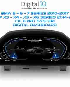 DIGITAL IQ FZ 972_IC (12.3in) BMW 5 - 5 GT - 6 - 7 Series mod. 2010-2017 / X3 - X4 - X5 - X6 mod. 2014-2017 DIGITAL DASHBOARD