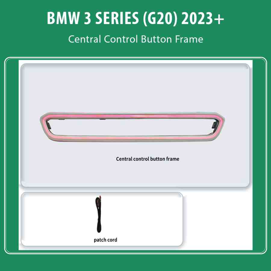 DIQ AMBIENT BMW S.3 (G20) FRAME (Digital iQ Co-Pilot Trim for BMW Series 3 mod. 2023+ FACELIFT, Buttons Frame)