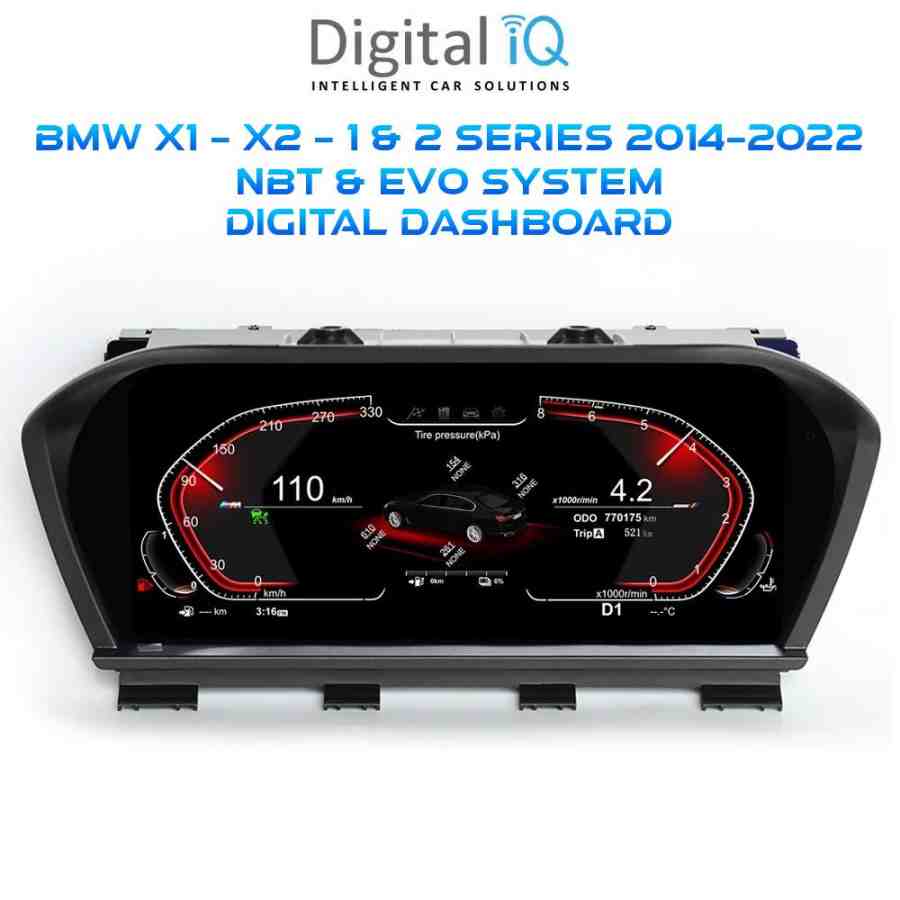 DIGITAL IQ DDD 943_DC (11in) DIGITAL CLUSTER for BMW 1 - 2 Series - X1 - X2 mod. 2014-2022