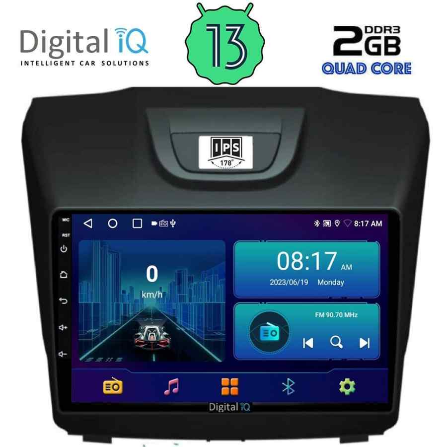 DIGITAL IQ BXB 1255_GPS (9inc) MULTIMEDIA TABLET OEM ISUZU DMAX mod. 2012-2020
