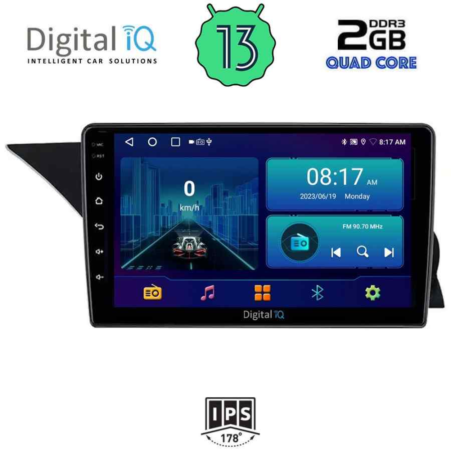 DIGITAL IQ BXB 1412_GPS (NTG 4.5) (9inc) MULTIMEDIA TABLET OEM MERCEDES GLK (X204) mod. 2013-2017