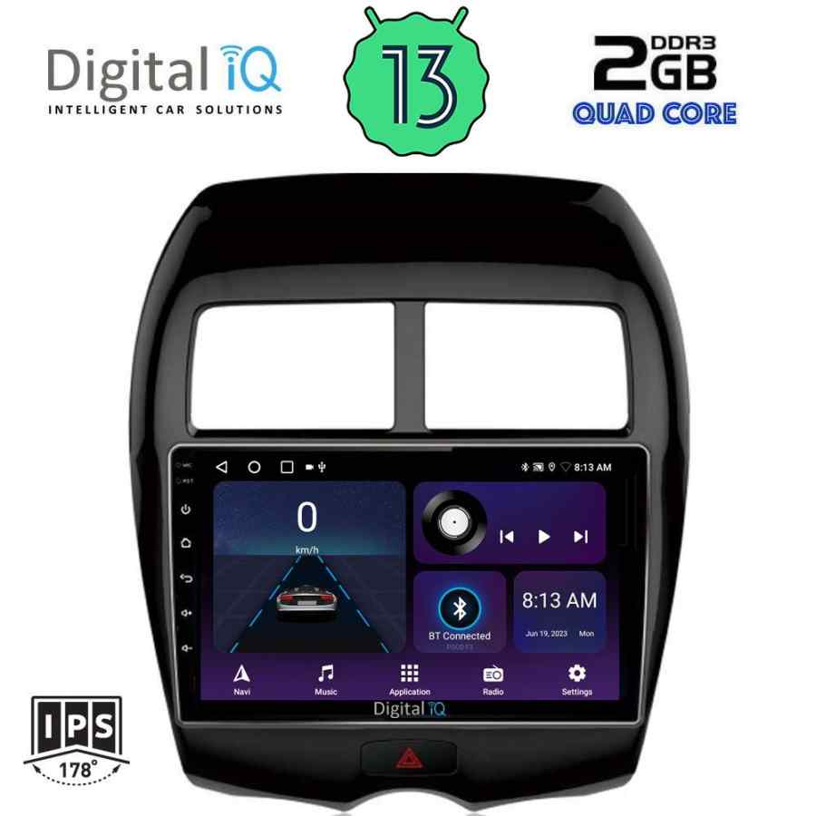 DIGITAL IQ BXB 1430_GPS (10inc) MULTIMEDIA TABLET OEM MITSUBISHI ASX mod. 2009> - PEUGEOT 4008 mod. 2012-2018