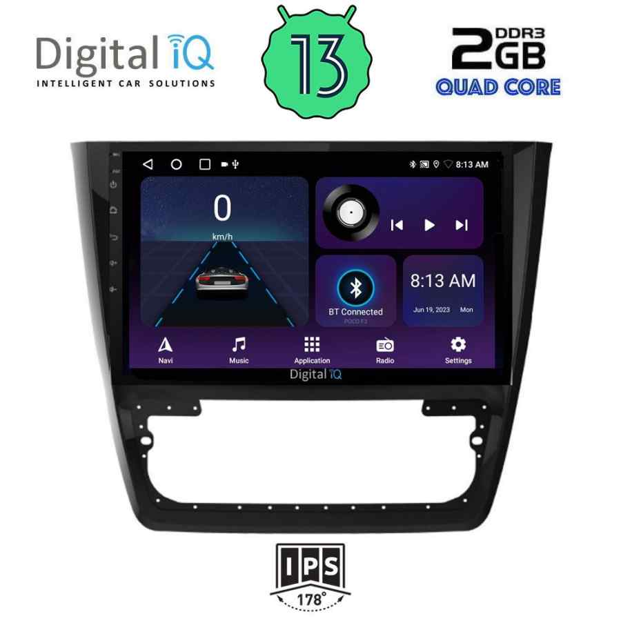 DIGITAL IQ BXB 1610_GPS (10inc) MULTIMEDIA TABLET OEM SKODA YETI mod. 2014>