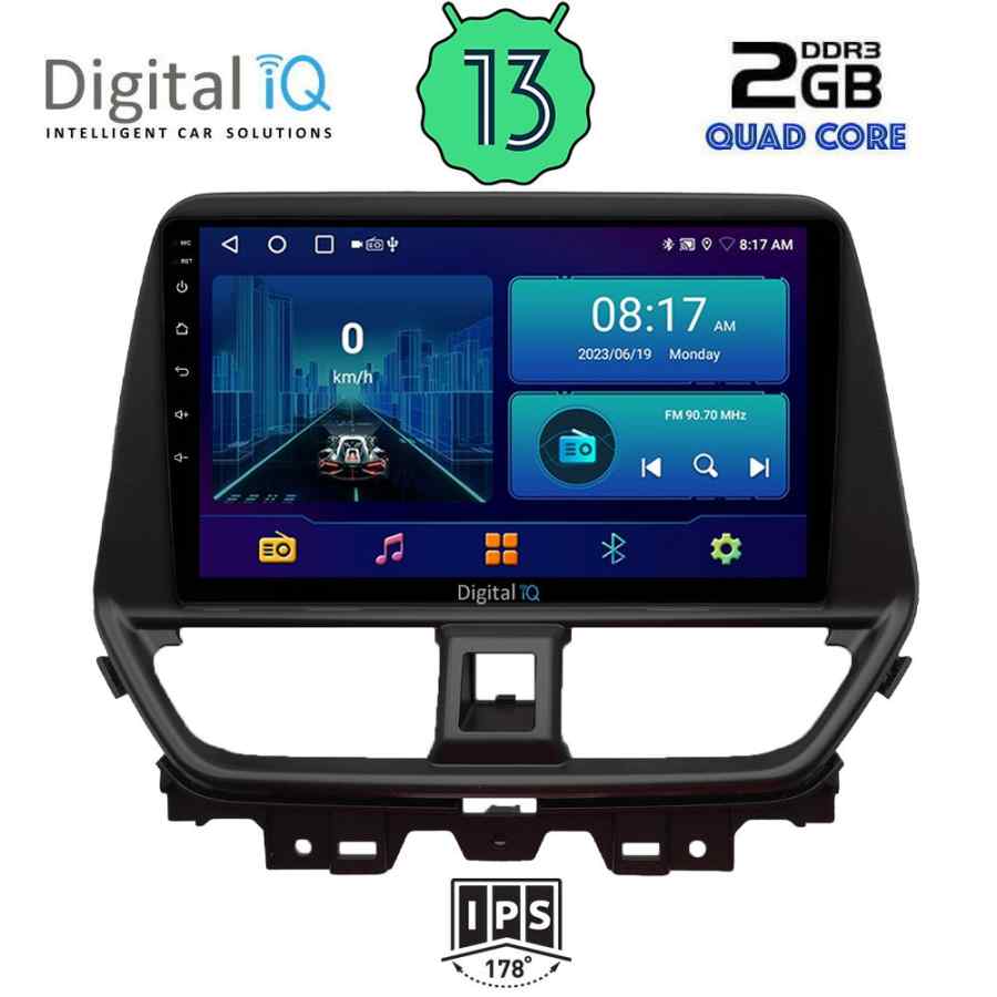 DIGITAL IQ BXB 1673_GPS (9inc) MULTIMEDIA TABLET OEM SUZUKI BALENO mod. 2022>