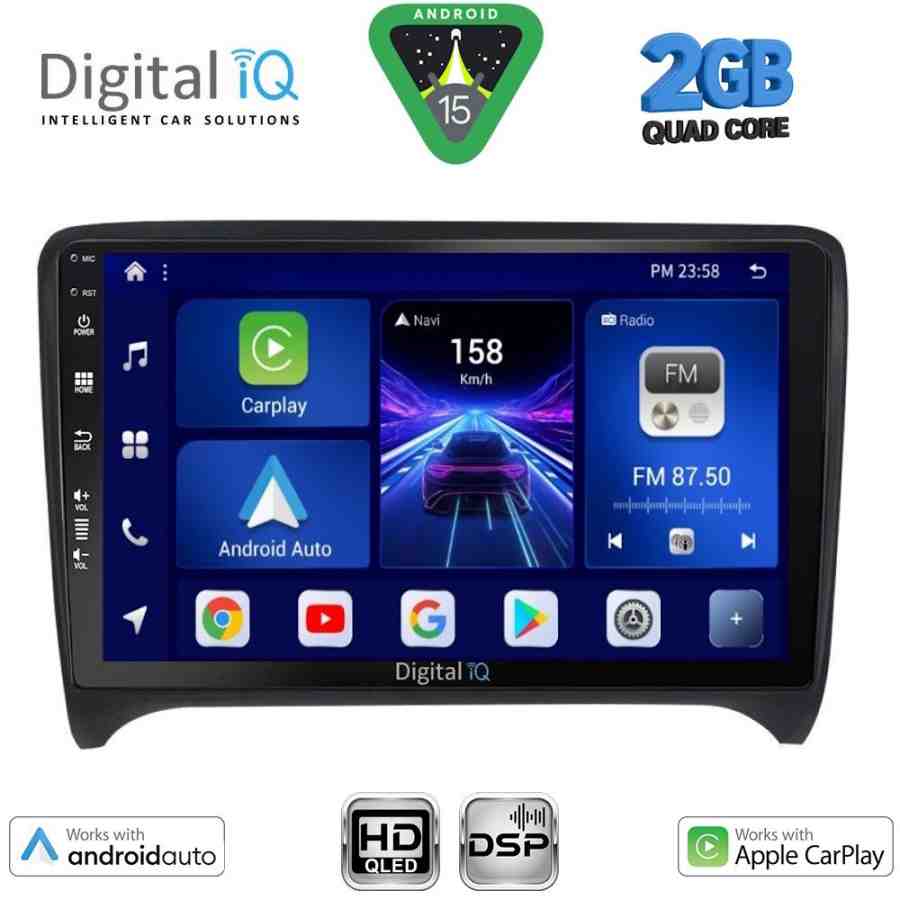 DIGITAL IQ BXC 3009_CPAA (9inc) MULTIMEDIA TABLET for AUDI TT mod. 2007-2015