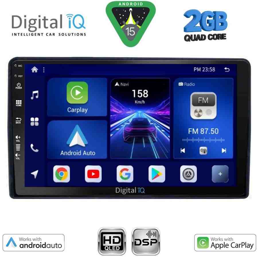 DIGITAL IQ BXC 3081_CPAA (9inc) MULTIMEDIA TABLET for CITROEN – PEUGEOT mod. 2008-2018