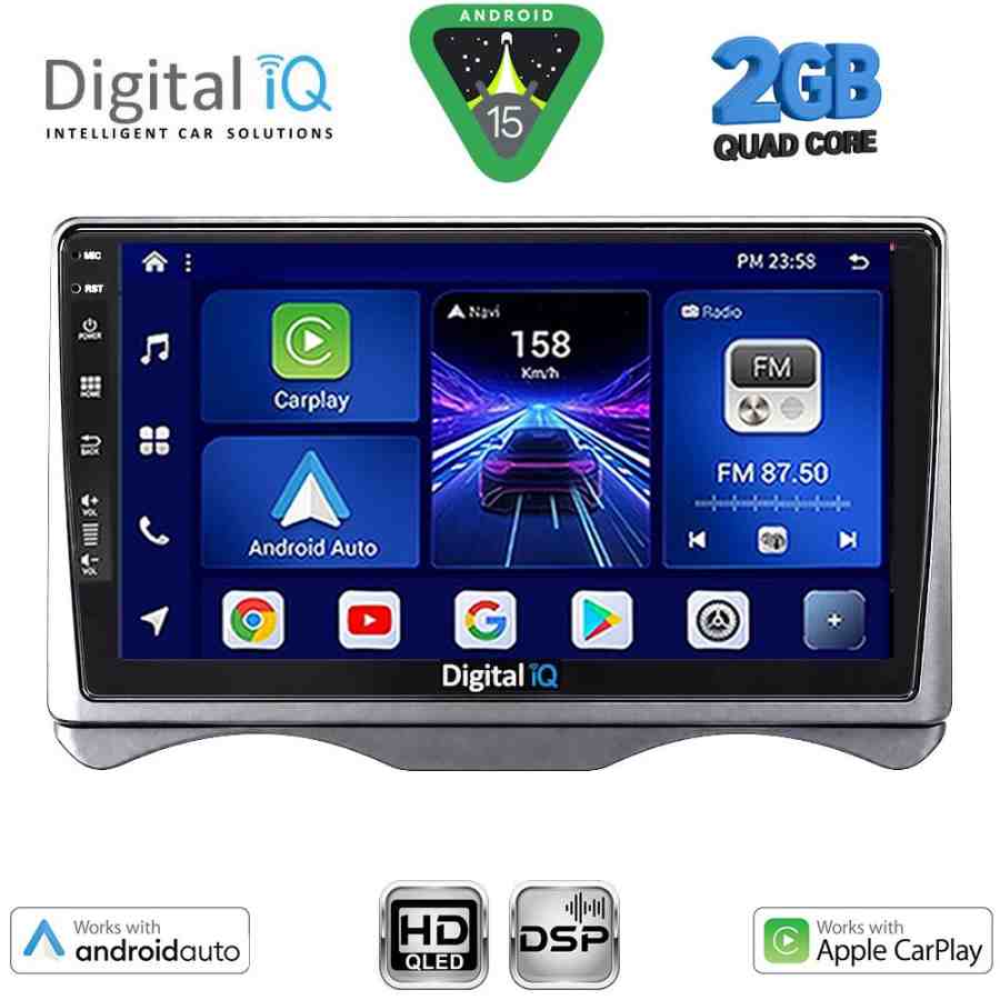 DIGITAL IQ BXC 3091_CPAA (9inc) MULTIMEDIA TABLET for CITROEN C3 mod. 2001-2009 (DASHBOARD)