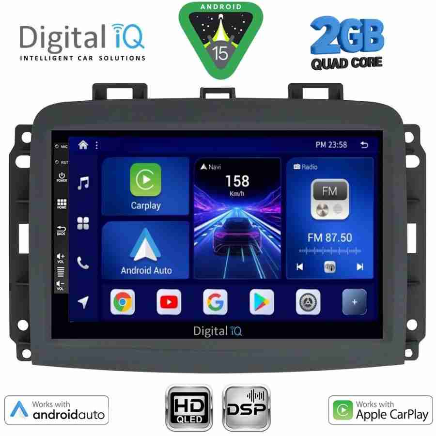 DIGITAL IQ BXC 3132_CPAA (10inc) MULTIMEDIA TABLET for FIAT 500L mod. 2012-2024