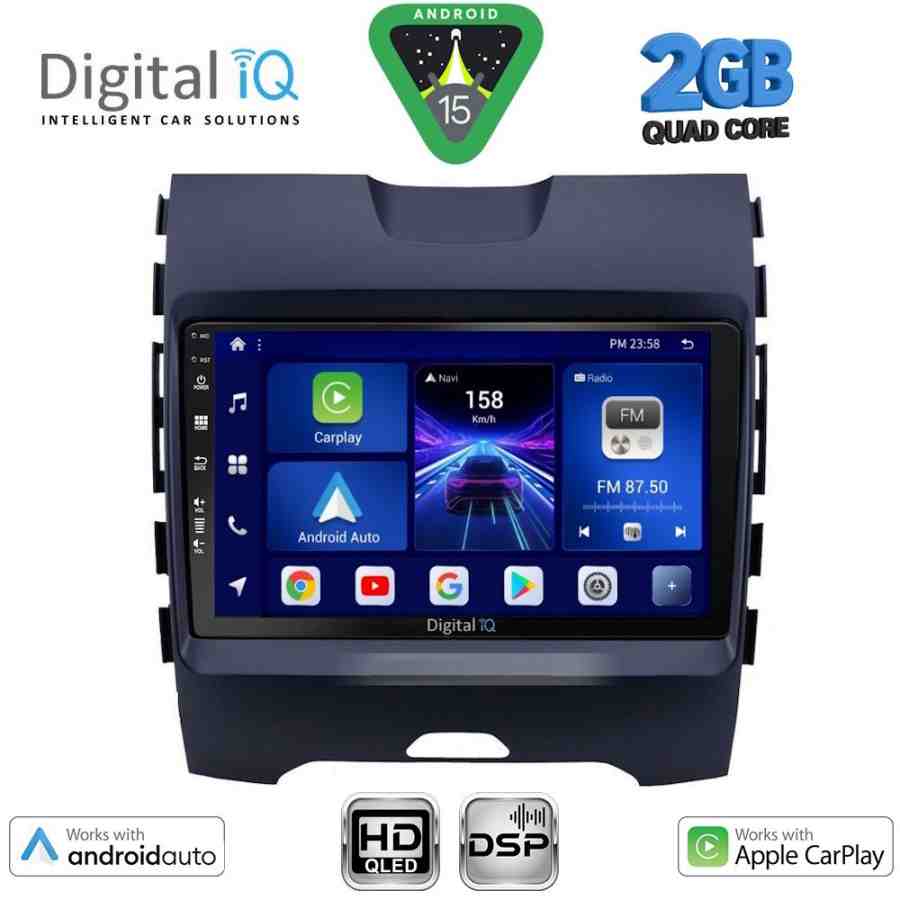 DIGITAL IQ BXC 3152_CPAA (9inc) MULTIMEDIA TABLET for FORD EDGE mod. 2015-2023