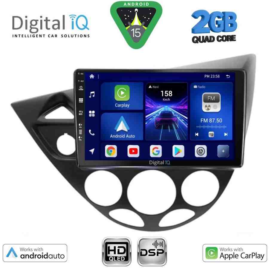 DIGITAL IQ BXC 3169_CPAA  (9inc) MULTIMEDIA TABLET for FORD FOCUS mod. 1998-2004