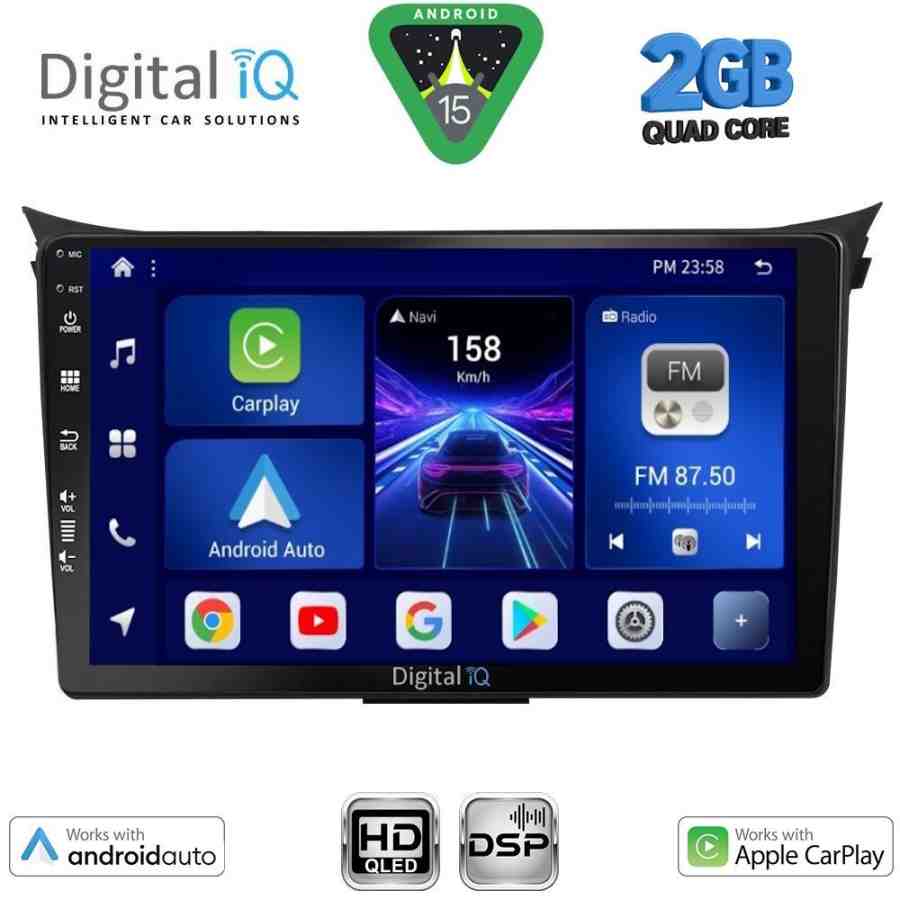 DIGITAL IQ BXC 3232_CPAA (9inc) MULTIMEDIA TABLET for HYUNDAI i30 mod. 2012-2017