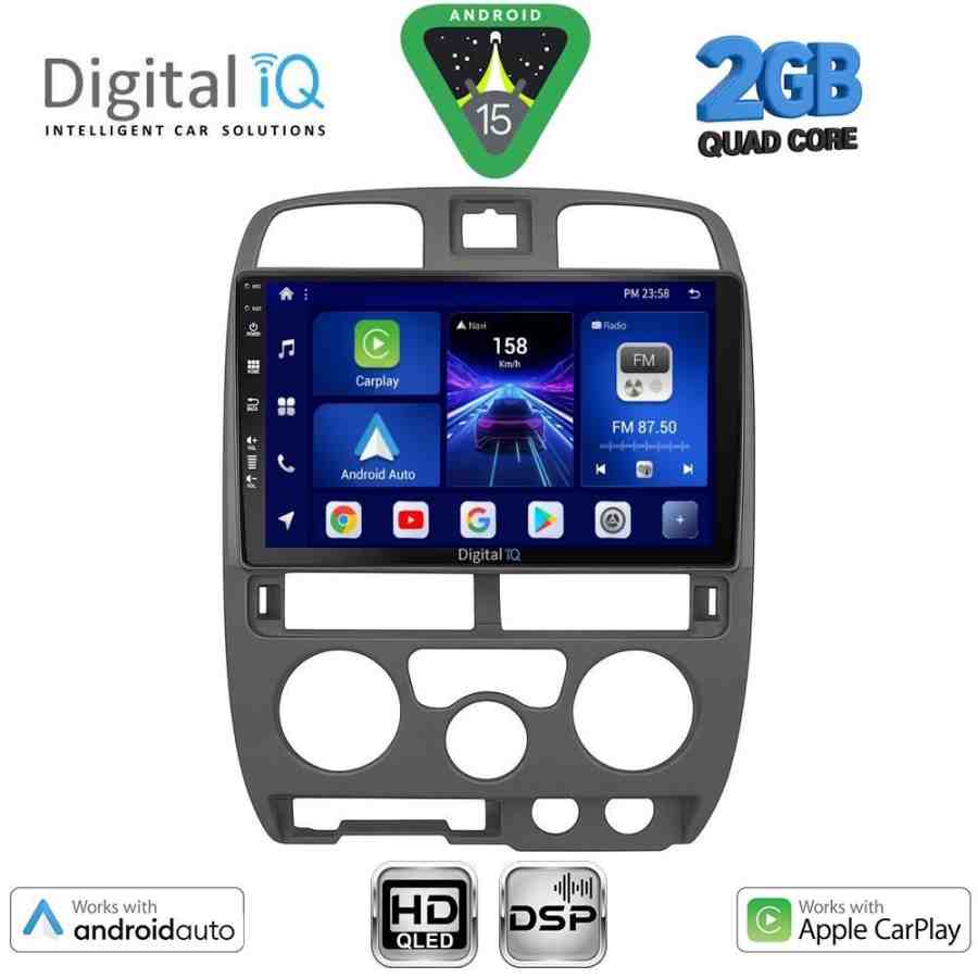 DIGITAL IQ BXC 3253GR_CPAA (9inc) MULTIMEDIA TABLET for ISUZU D-MAX mod. 2002-2008 (GREY)