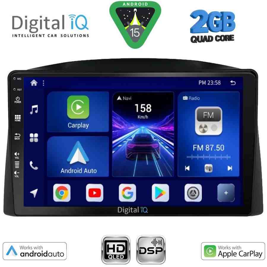 DIGITAL IQ BXC 3271_CPAA (10inc) MULTIMEDIA TABLET for JEEP GRAND CHEROKEE mod. 2005-2007 with Original Navi