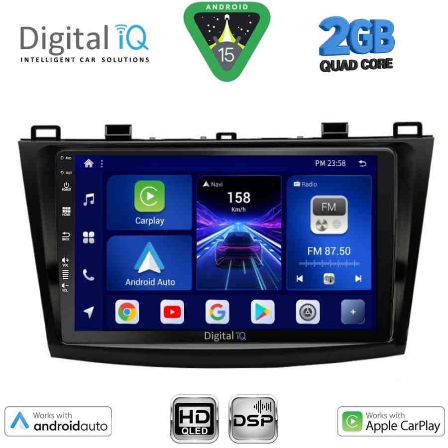 DIGITAL IQ BXC 3366_CPAA (9inc) MULTIMEDIA TABLET for MAZDA 3 mod. 2009-2014