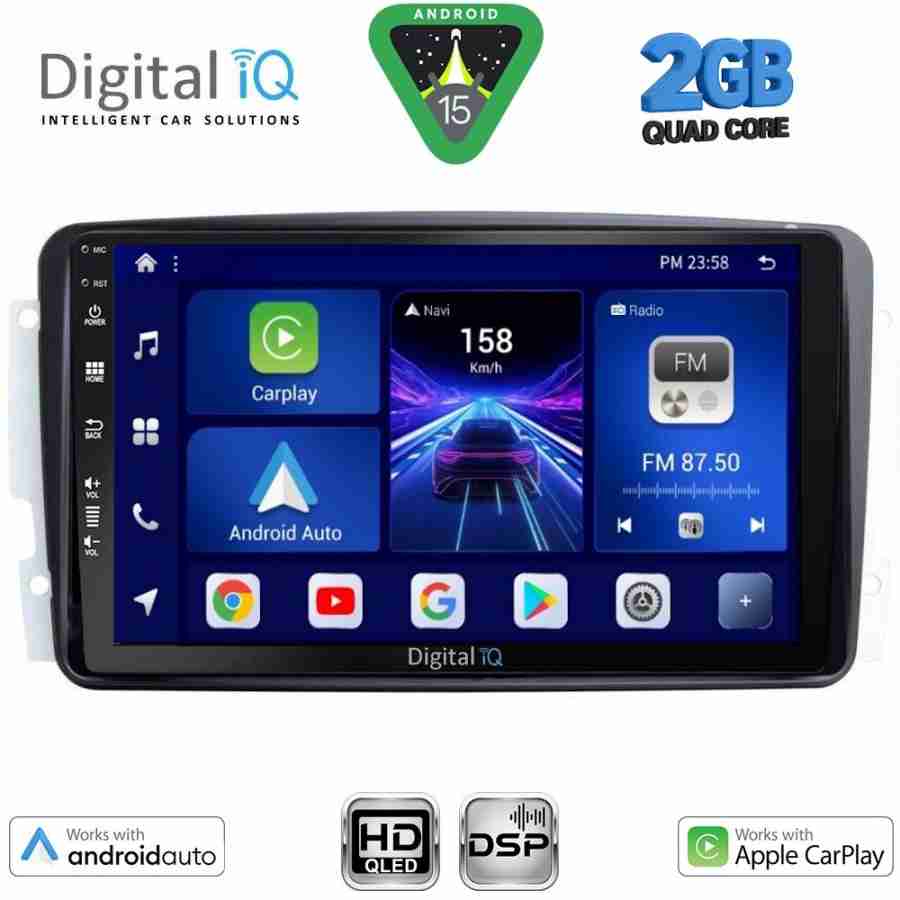 DIGITAL IQ BXC 3401_CPAA (9inc) MULTIMEDIA TABLET for MERCEDES CLK (W209) mod. 2000-2004