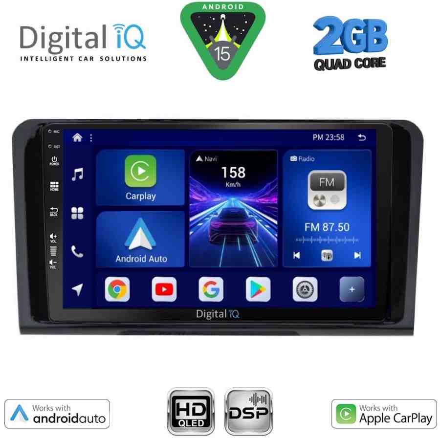 DIGITAL IQ BXC 3414_CPAA (9inc) MULTIMEDIA TABLET for MERCEDES ML (W164) – GL (X164) mod. 2005-2011