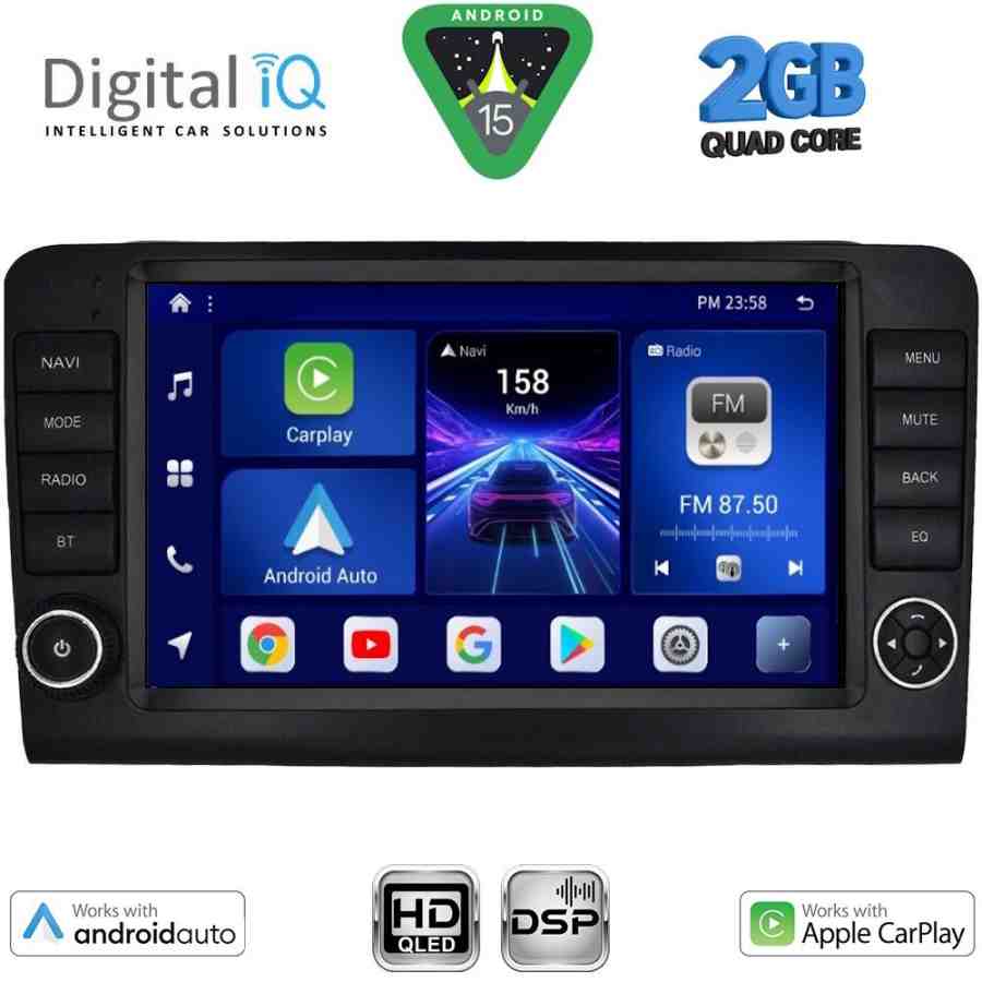DIGITAL IQ BXC 3416_CPAA (9inc) MULTIMEDIA TABLET for MERCEDES ML (W164) – GL (X164) mod. 2005-2011