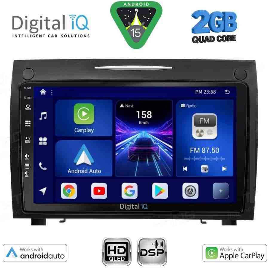 DIGITAL IQ BXC 3419_CPAA (9inc) MULTIMEDIA TABLET for MERCEDES SLK R171 mod. 2004-2010