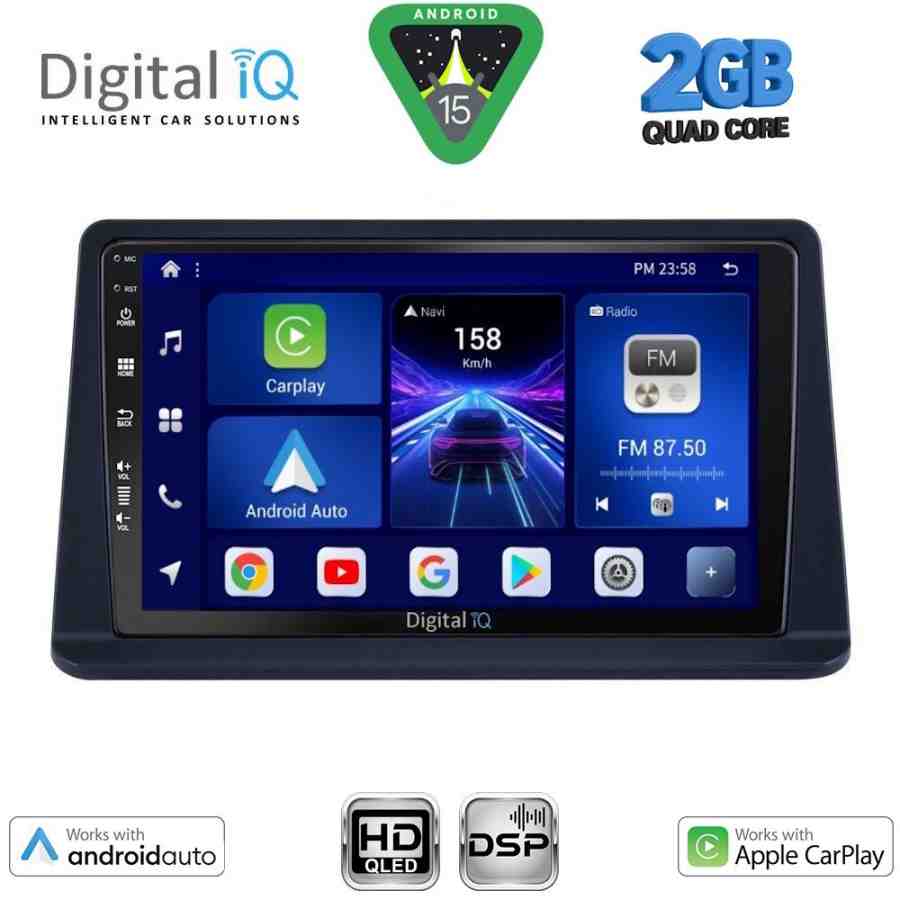 DIGITAL IQ BXC 3445_CPAA (9inc) MULTIMEDIA TABLET for MITSUBISHI PAJERO mod. 1999-2006