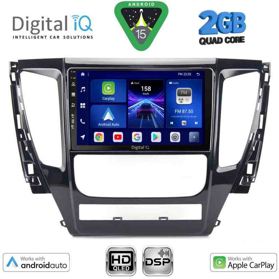 DIGITAL IQ BXC 3447A_CPAA (9inc) MULTIMEDIA TABLET for MITSUBISHI PAJERO mod. 2013-2020