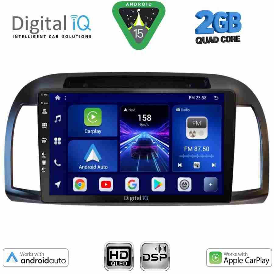 DIGITAL IQ BXC 3457BL_CPAA (9inc) MULTIMEDIA TABLET for NISSAN MICRA K12 mod. 2002-2010 (BLACK)