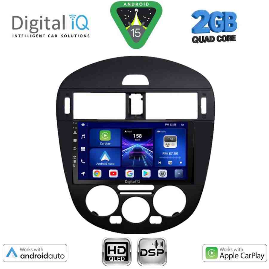 DIGITAL IQ BXC 3470AC_CPAA (9inc) MULTIMEDIA TABLET for NISSAN PULSAR mod. 2014-2020 with A/C
