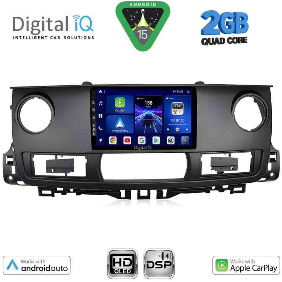 DIGITAL IQ BXC 3554_CPAA (9inc) MULTIMEDIA TABLET for RENAULT MASTER mod. 2003-2010