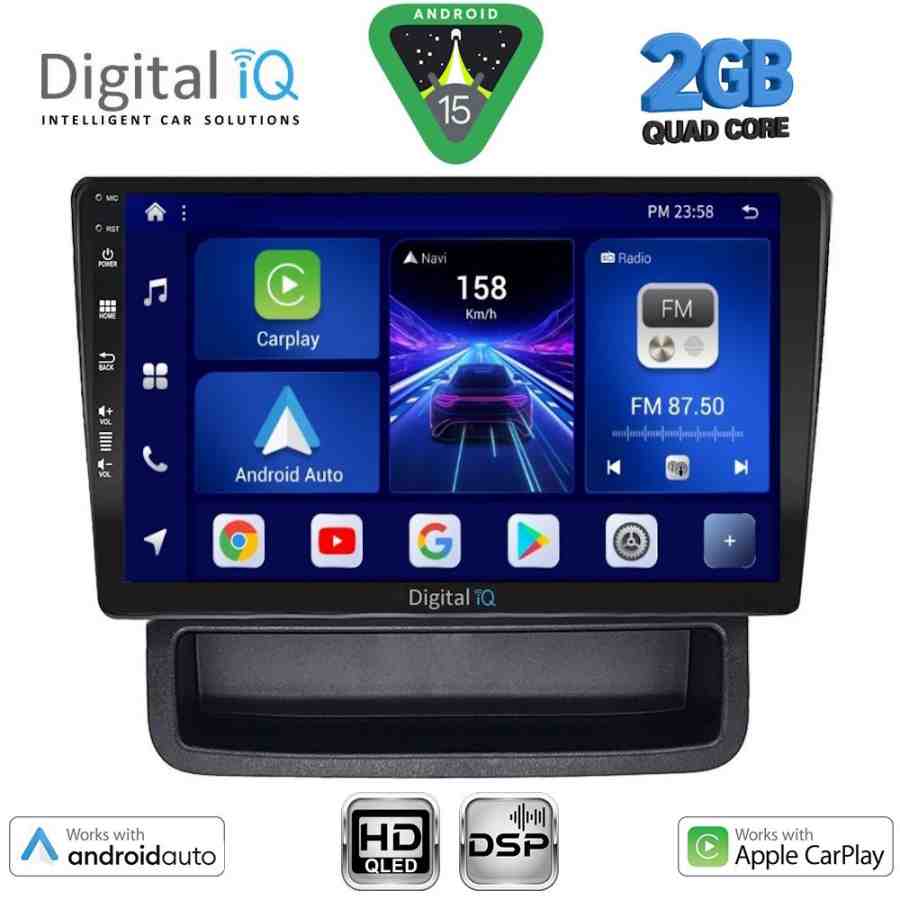 DIGITAL IQ BXC 3559_CPAA (9inc) MULTIMEDIA TABLET for RENAULT TWINGO mod. 2007-2014