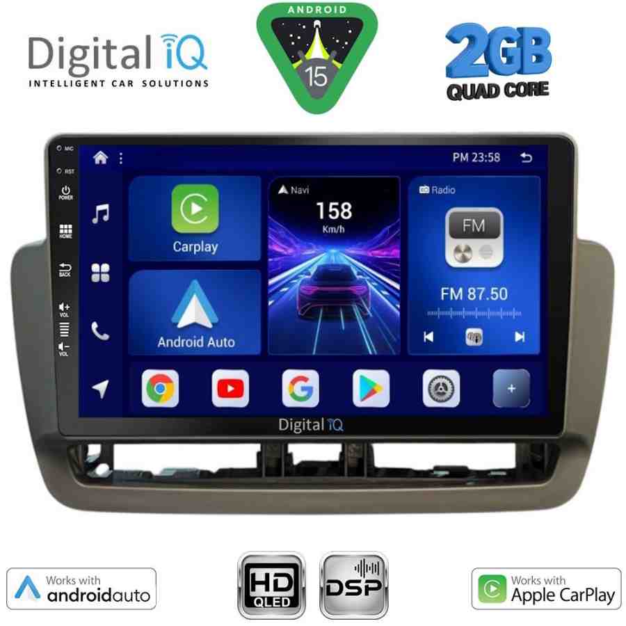 DIGITAL IQ BXC 3572_CPAA (9inc) MULTIMEDIA TABLET for SEAT IBIZA mod. 2012-2015