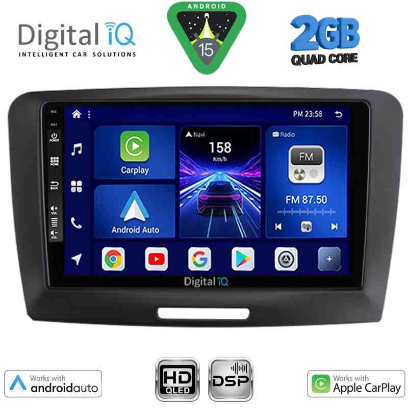 DIGITAL IQ BXC 3604A_CPAA (9inc) MULTIMEDIA TABLET for SKODA SUPERB mod. 2008-2015