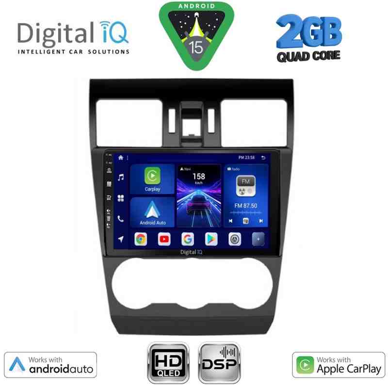 DIGITAL IQ BXC 3663_CPAA (9inc) MULTIMEDIA TABLET for SUBARU FORESTER – IMPREZA – XV mod. 2013-2019