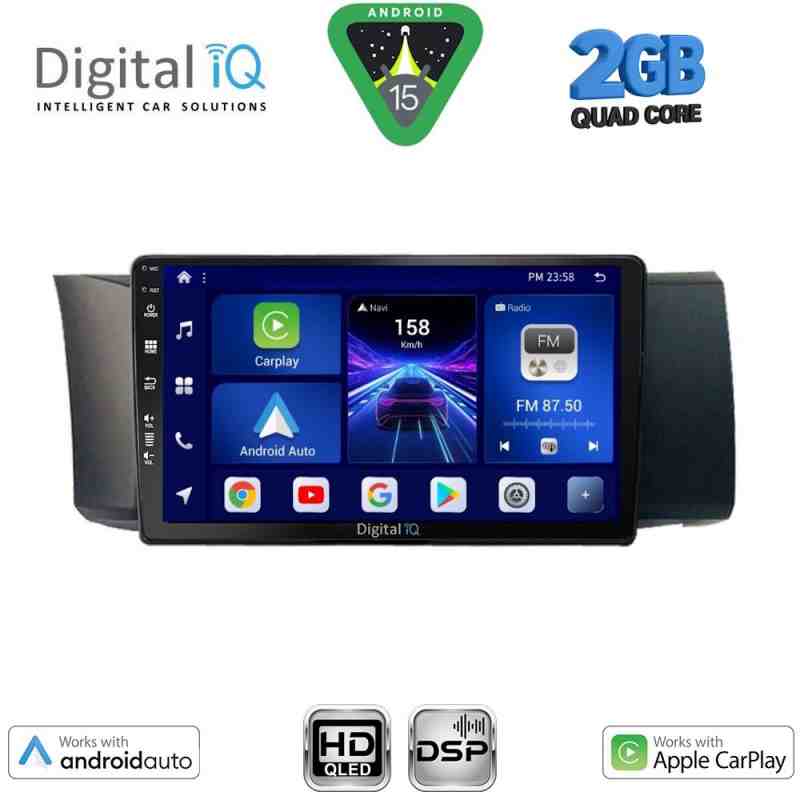 DIGITAL IQ BXC 3669_CPAA (9inc) MULTIMEDIA TABLET for TOYOTA GT86 – SUBARU BRZ mod. 2012-2026