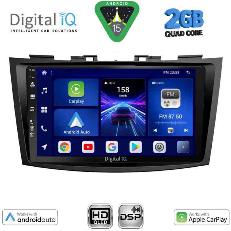 DIGITAL IQ BXC 3685_CPAA (9inc) MULTIMEDIA TABLET for SUZUKI SWIFT mod. 2011-2016