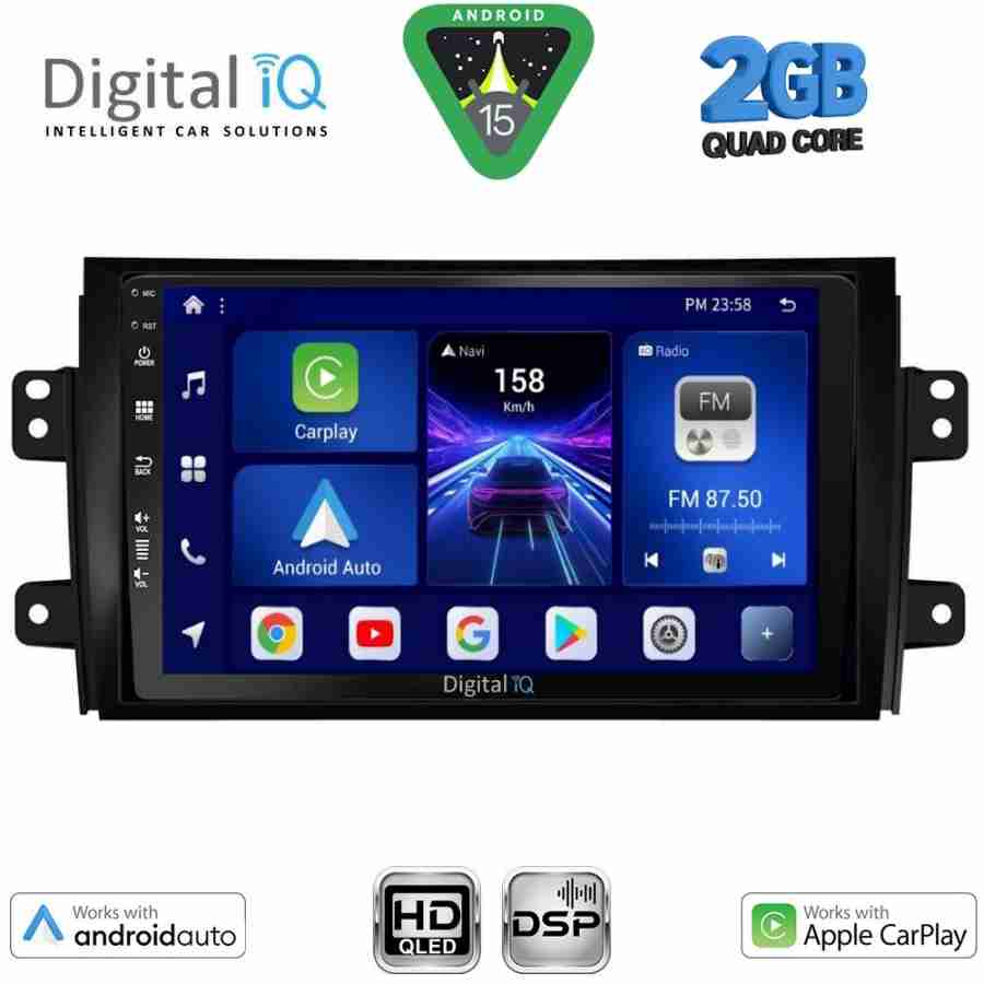 DIGITAL IQ BXC 3688_CPAA (9inc) MULTIMEDIA TABLET for FIAT SEDICI – SUZUKI SX4 mod. 2005-2013