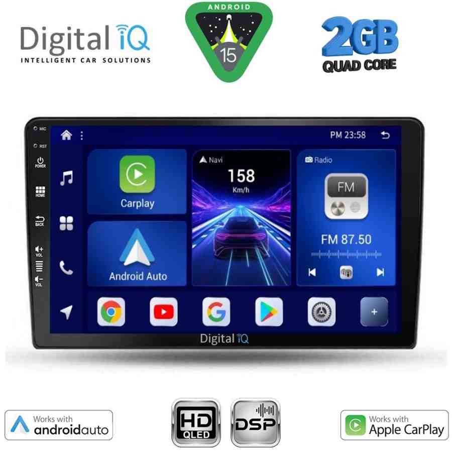 DIGITAL IQ BXC 3711A_CPAA (9inc) MULTIMEDIA TABLET for TOYOTA COROLLA VERSO mod. 2000-2004