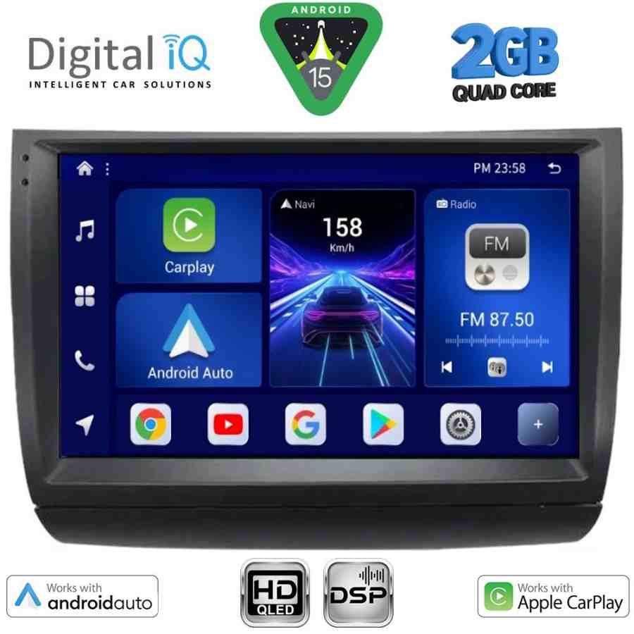 DIGITAL IQ BXC 3728_CPAA (9inc) MULTIMEDIA TABLET for TOYOTA PRIUS mod. 2003-2009