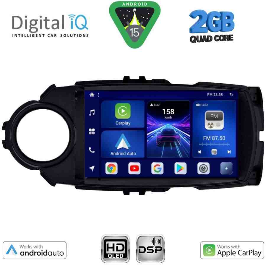 DIGITAL IQ BXC 3737FL_CPAA (9inc) MULTIMEDIA TABLET for TOYOTA YARIS mod. 2015-2020