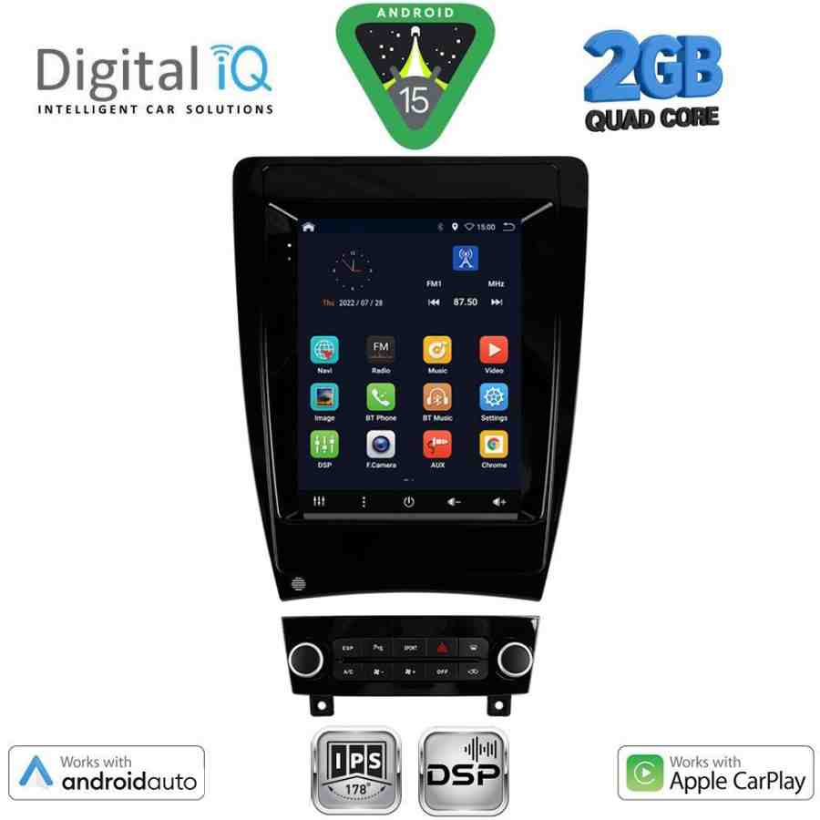 DIGITAL IQ BXC 3903_CPAA TESLA STYLE for AUDI A3 mod. 2003-2012