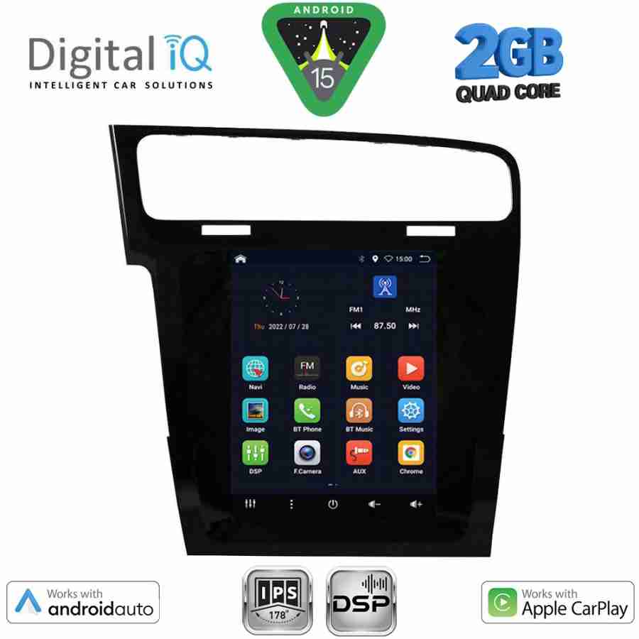 DIGITAL IQ BXC 3985_CPAA TESLA STYLE for VW GOLF 7 mod. 2013-2021