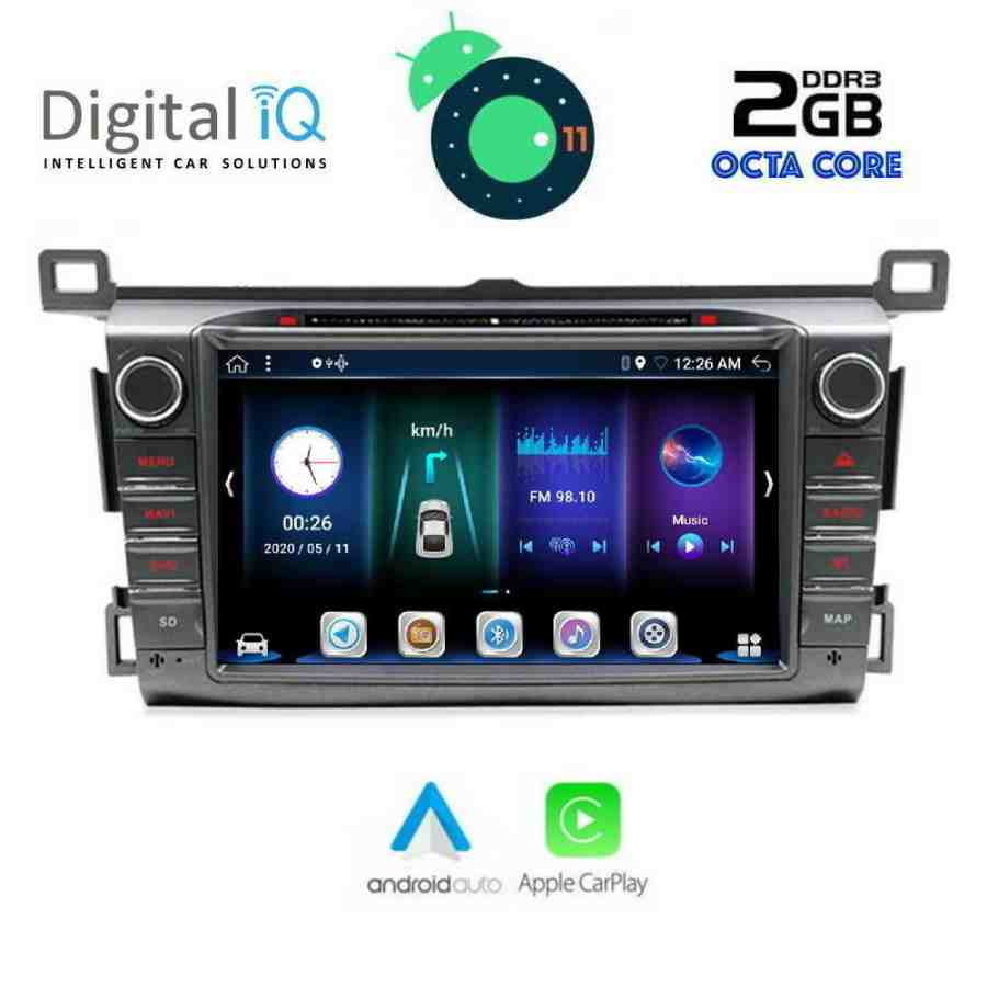 DIGITAL IQ BXE 524_CPA (8'' DVD) MULTIMEDIA SYSTEM for TOYOTA RAV 4 mod. 2013-2019