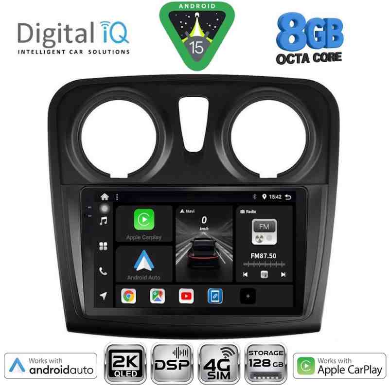 DIGITAL IQ BXF 11108_CPAA (9inc) MULTIMEDIA TABLET for DACIA LOGAN – SANDERO mod. 2012-2019