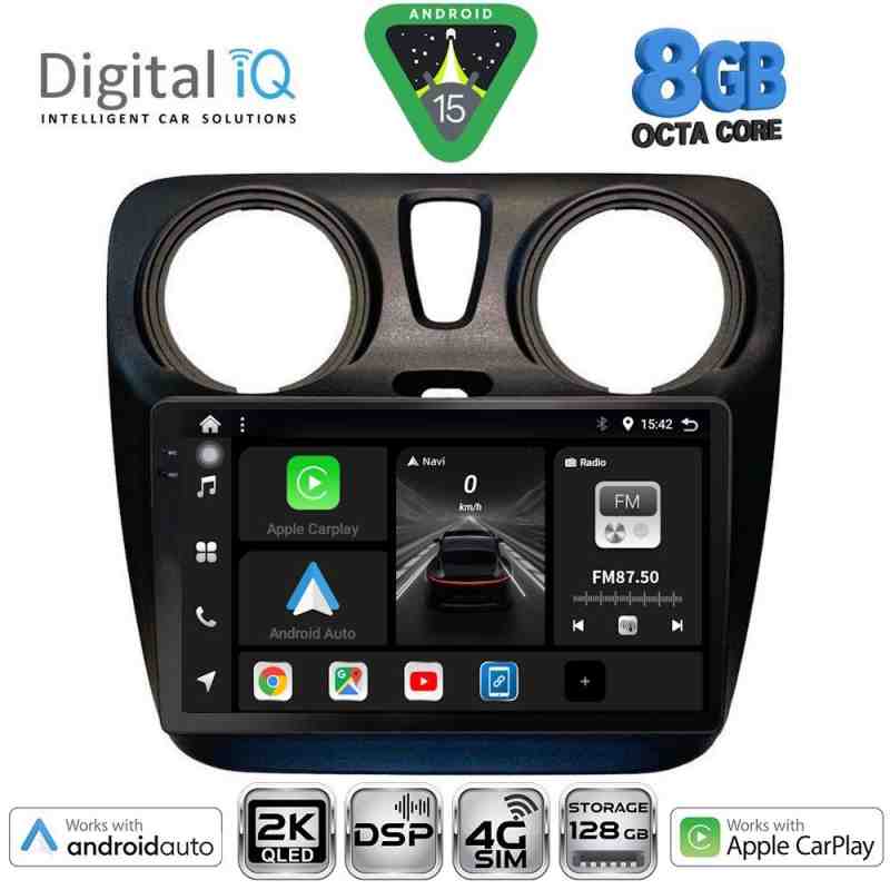 DIGITAL IQ BXF 11112_CPAA (9inc) MULTIMEDIA TABLET for DACIA DOKKER mod. 2012-2022