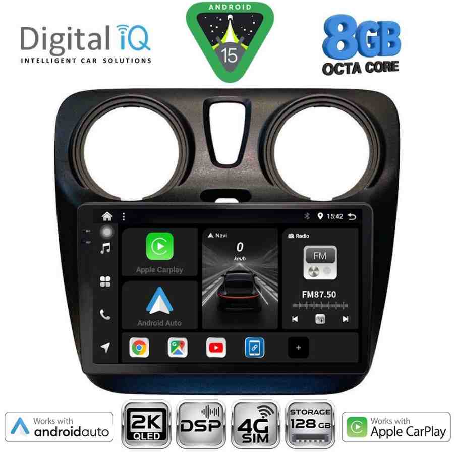 DIGITAL IQ BXF 11112_CPAA (9inc) MULTIMEDIA TABLET for DACIA DOKKER mod. 2012-2022