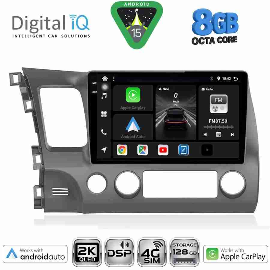 DIGITAL IQ BXF 11188_CPAA (10inc) MULTIMEDIA TABLET for HONDA CIVIC 4D mod. 2006-2012