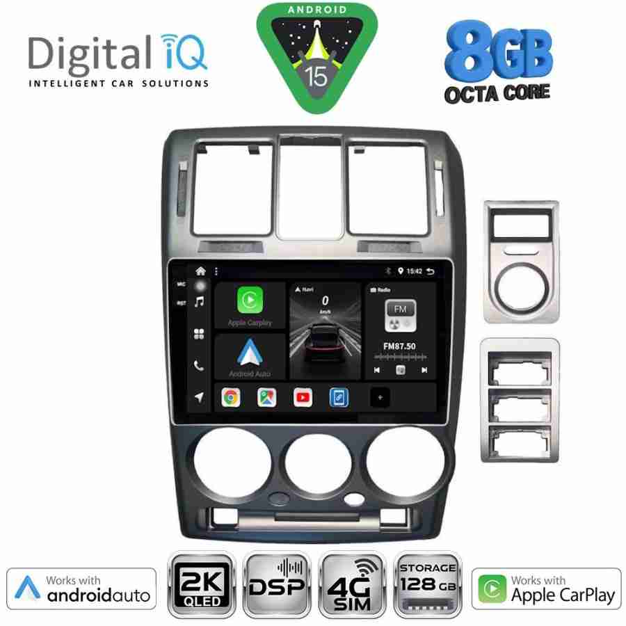 DIGITAL IQ BXF 11222GR_CPAA (9inc) MULTIMEDIA TABLET for HYUNDAI GETZ mod. 2002-2011 (GREY)