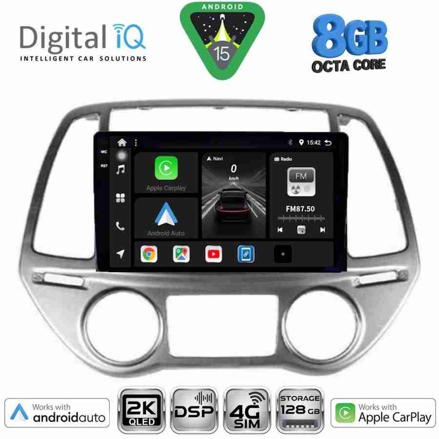 DIGITAL IQ BXF 11227_CPAA CLIMA (9inc) MULTIMEDIA TABLET for HYUNDAI i20 mod. 2008-2012